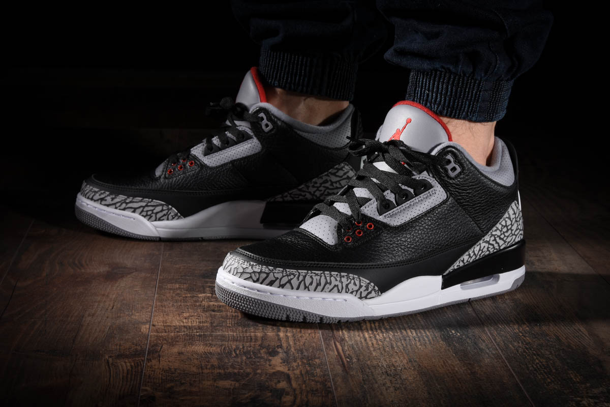 retro jordan 3 black cement